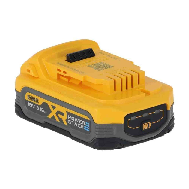 Акумулятор до електроінструменту DeWALT 18V XR Li-lon PowerStack 3.5Ah, вага 0.54 кг (DCBP318) - изображение 5