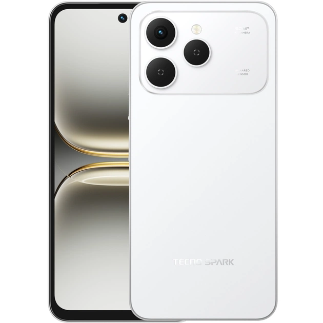 Мобільний телефон Tecno Spark 40 8/256Gb Veil White (4894947091575) - зображення 1