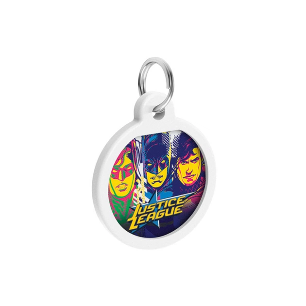 Адресник для тварин WAUDOG Smart ID з QR паспортом "Ліга Справедливості" коло 25 мм (укр) (0625-1015uk) - picture 4