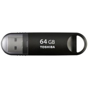 USB флеш накопичувач Toshiba 64GB Suzaku Black USB 3.0 (THN-U361K0640M4) зображення 1