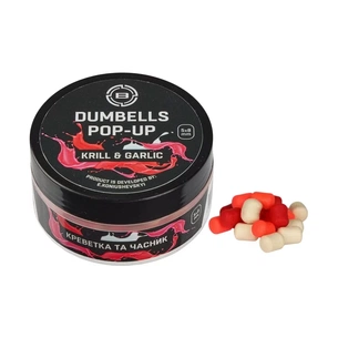 Бойл Brain fishing Dumbells Pop-Up Krill Garlic (креветка + часник) 06*10mm 34g (1858.21.58) зображення 1
