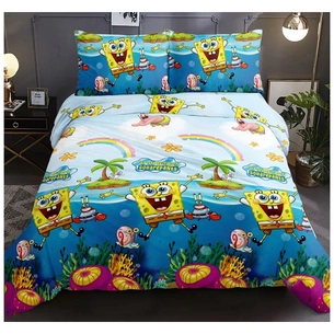 Постільна білизна MirSon Бязь Premium 17-0319 Spanch + Patrik Сімейна 160x220 (2200002359856) зображення 1