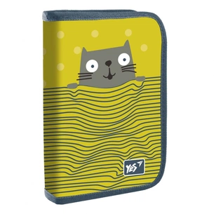 Пенал Yes HP-04 одинарний з двома клапанами Kitty (533424) зображення 1