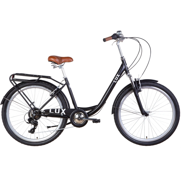 Велосипед Дорожник 26" LUX AM рама-17" 2022 Black (OPS-D-26-177) - зображення 1
