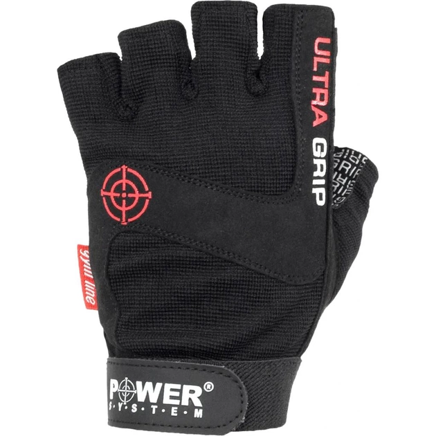 Рукавички для фітнесу Power System Ultra Grip PS-2400 S Black (PS-2400_S_Black) - зображення 1