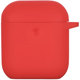 Чохол для навушників 2E для Apple AirPods Pure Color Silicone 3.0 мм Red (2E-AIR-PODS-IBPCS-3-RD) зображення 1