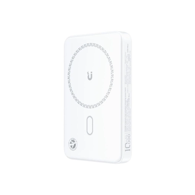Батарея універсальна Acefast Magnetic Wireless 10000mAh, 20W, PD, QC/3.0, QI 15W, M26, White (6974316285212) - зображення 1