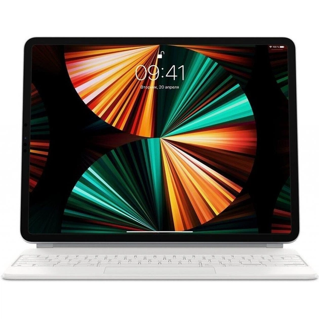 Чохол до планшета Apple Magic Keyboard iPad Pro 12.9" (5th gen) - Russian - White, M (MJQL3RS/A) - изображение 1