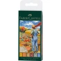 Лайнер Faber-Castell набор капиллярных ручек кисточек PITT Artist Pens Brush Harvest, 6 цветов (32109) - уменьшенное изображение 1