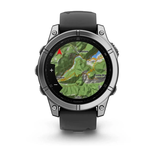 Смарт-годинник Garmin fenix E, 47mm, Stainless Steel/Black, GPS (010-03025-00) - picture 7