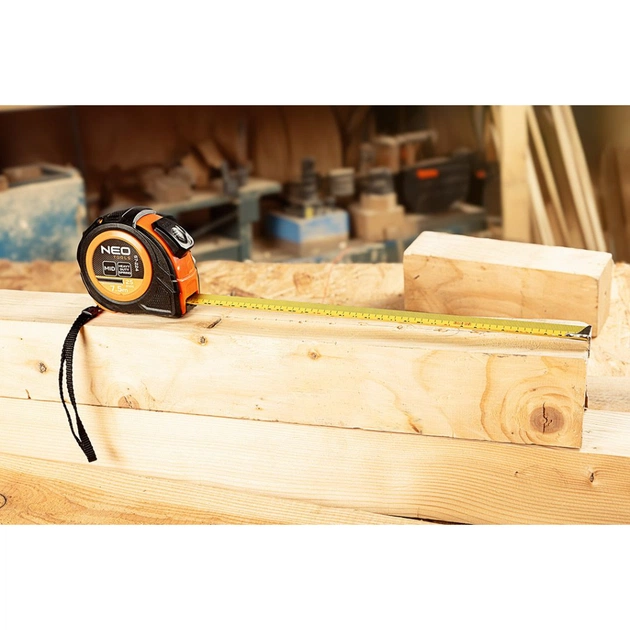 Рулетка Neo Tools 5мx25мм, з фіксатором змотування (67-223) - picture 5