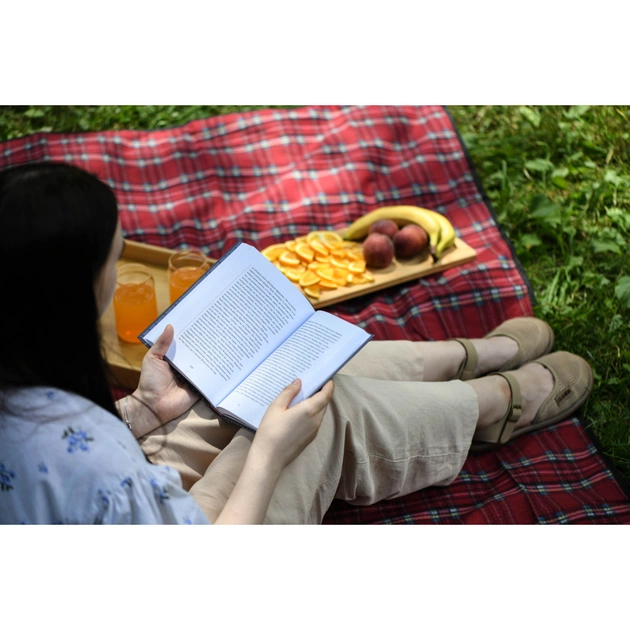 Плед Ardesto Picnic 130х170см, 100% полиэстер, клетка красная (ART0916RC) - изображение 9