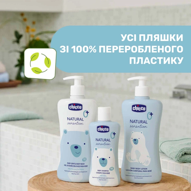 Дитячий гель для душу Chicco Natural Sensation Без сліз 200 мл 8058664163991 (11529.00) - зображення 7