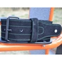 Атлетичний пояс MadMax MFB-301 Suede Single Prong шкіряний Black/Green L (MFB-301_L) - зменшене зображення 6
