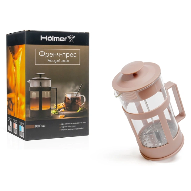 Френч-прес Hölmer Honeyed Бежевий 1 л (FP-01000-PBE Honeyed) - picture 7