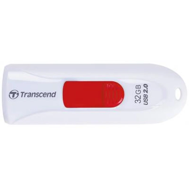 USB флеш накопичувач Transcend 32GB JetFlash 590 White USB 2.0 (TS32GJF590W) - зображення 1