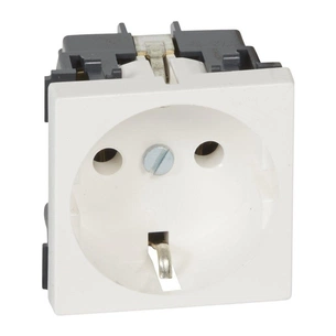 Розетка Legrand Розетка Schuko 16А 250В без шторок, 2 модуля, MOSAIC (077210) зображення 1