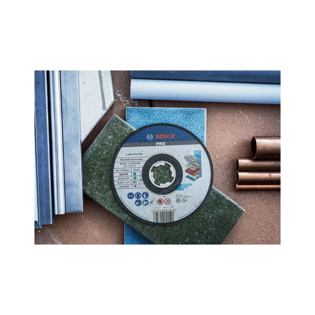 Круг відрізний Bosch X-LOCK Multi Material, 125x1.6x22.2мм (2.608.619.270) - picture 5
