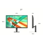 Монитор LG 27U730B-B - уменьшенное изображение 6