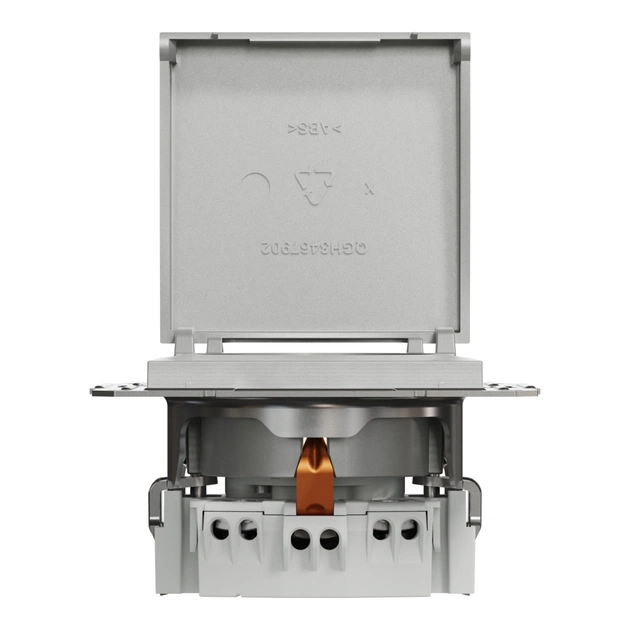 Розетка Schneider Electric ASFORA з кришкою, алюміній (EPH3100161) - зображення 6