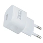 Сетевое зарядное устройство Tecro (1xUSB, 1A) White (TR-CHG01-WT) - уменьшенное изображение 1