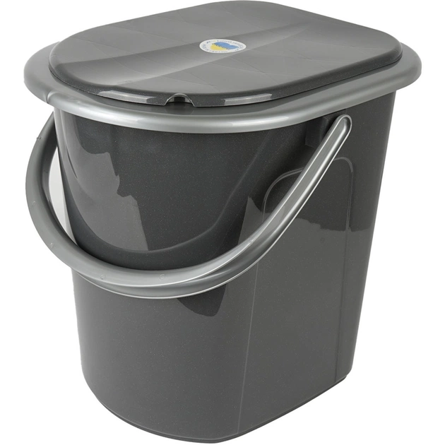 Відро-туалет Алеана Граніт/сірий 22 л (алн 171096/граніт/сіре) - picture 2