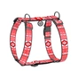 Шлея для собак WAUDOG Nylon анатомічна H-подібна з QR-паспортом "Етно червоний" пластиковий фастекс XL (323-0133) - зменшене зображення 1