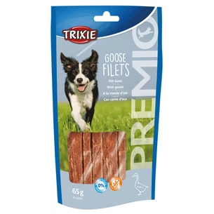 Ласощі для собак Trixie Premio Goose Filets філе гуся 65 г (4011905318097) зображення 1