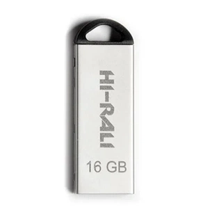 USB флеш накопичувач Hi-Rali 16GB Fit Series Silver USB 2.0 (HI-16GBFITSL) зображення 1