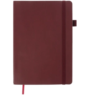 Книга записна Buromax BRIEF, А5, 96 аркушів, лінія, темно-червоний (BM.295204-13) зображення 1