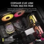 Система рідинного охолодження Corsair iCUE LINK TITAN 360 RX RGB (CW-9061018-WW) - зменшене зображення 9