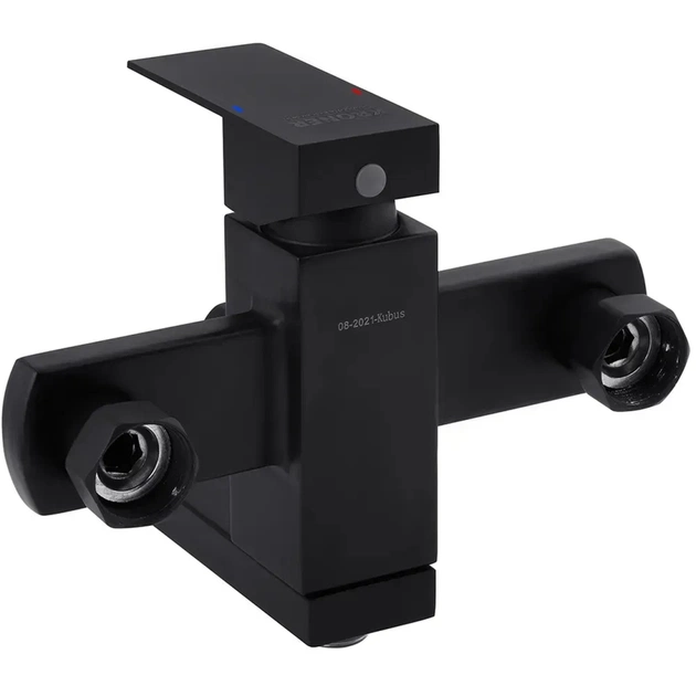 Душовий гарнітур Kroner Edelstahl Kubus - SCH060 + змішувач Edelstahl Kubus - SCH010 + штанга для душу Edelstahl Kubus - (CVS30161) - зображення 8