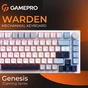 Клавиатура GamePro MK160 V2 Warden QLAB Sakura Linear RGB USB UA White (MK160-V2-BL-QS) - уменьшенное изображение 5