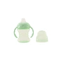 Поїльник-непроливайка Baby Team зі спаутом і ручками 180 мл (5022_м'ятний) - зменшене зображення 2
