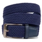 Ремінь Vintage Текстильний чоловічий Синій (20524) - зменшене зображення 3