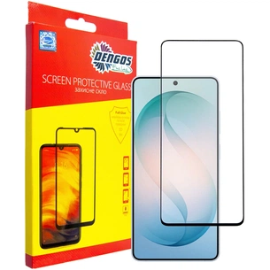 Скло захисне Dengos Full Glue Samsung Galaxy S26 Ultra Black (TGFG-444) зображення 1