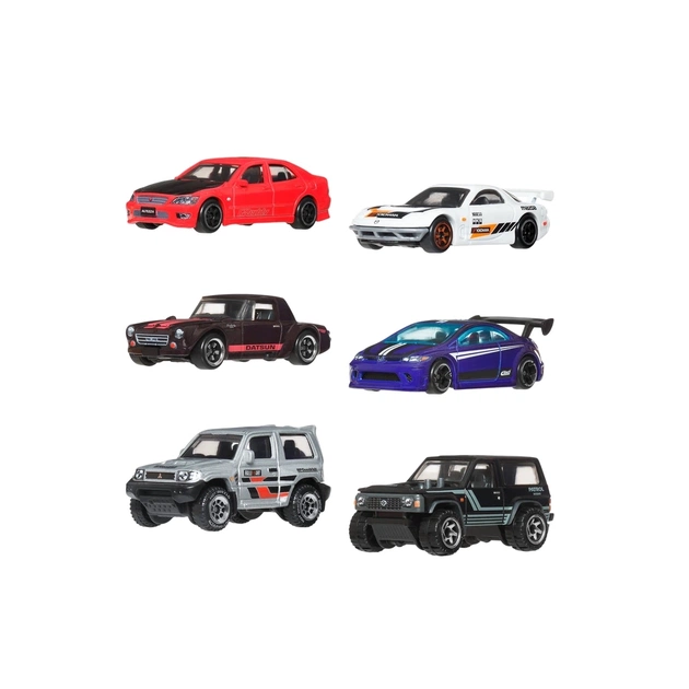 Масштабная модель автомобиля Hot Wheels Набор автомобилей Silver series Дорогами Японии (JLB23) - изображение 1