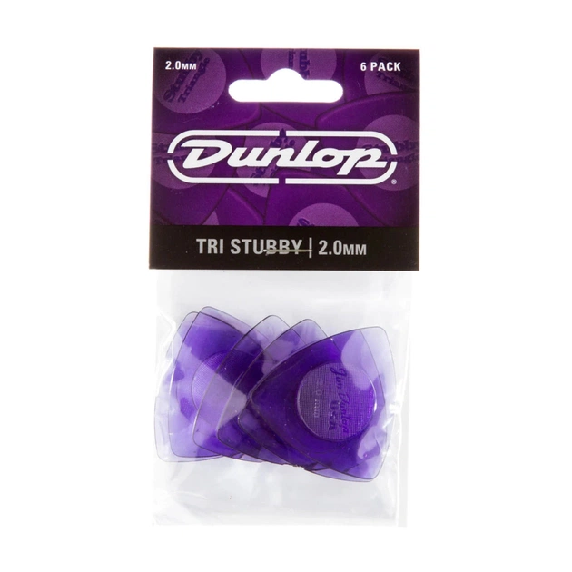 Медіатор Jim Dunlop Tri Stubby Pick 2.00mm 6 шт. (473P2.0) - picture 3