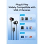 Наушники Vention Echo Lite USB-C In-Ear Wired Black (GBBBAV) - уменьшенное изображение 11