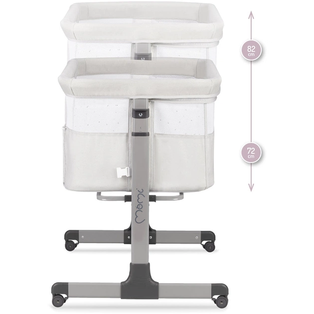 Ліжечко MoMi Revo Light grey (LOZE00022) - изображение 4