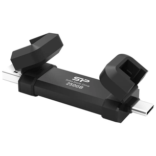 Накопичувач SSD USB 3.2 250GB DS72 Silicon Power (SP250GBUC3S72V1K) зображення 1