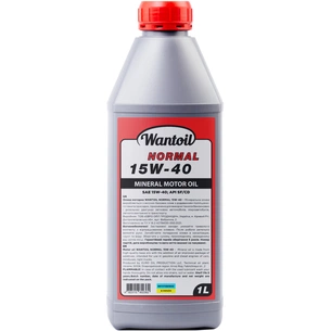 Моторна олива WANTOIL NORMAL 15w40 1л (WANTOIL 63280) зображення 1