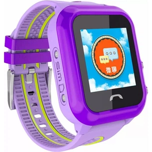 Смарт-годинник UWatch DF27 Kid waterproof smart watch Purple (F_54767) зображення 1