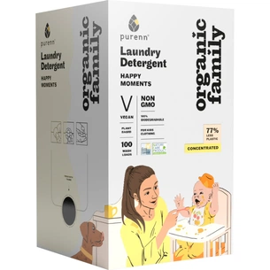 Гель для прання Purenn Organic Family Happy Moments для дитячих речей з Ромашкою 3 л (4751024881002) зображення 1