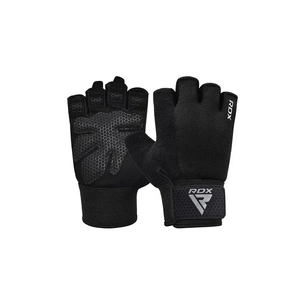 Рукавички для фітнесу RDX W1 Half Black Plus S (WGA-W1HB-S+) зображення 1