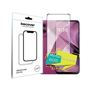 Скло захисне BeCover Motorola Moto G05 Black (713413) зображення 1