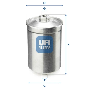 Фільтр паливний UFI 31.502.00 зображення 1