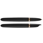 Ручка пір'яна Parker PARKER 51 Premium Black GT  FP18 F (57 011) - зменшене зображення 7