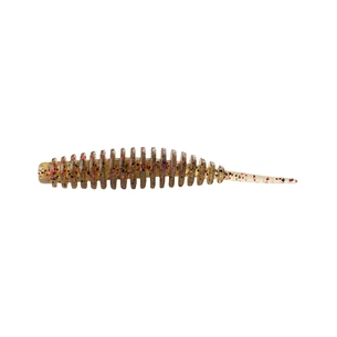 Силікон рибальський FishUP Tanta 2.5" 045 - Green Pumpkin/Red&Black (8шт/уп) (1864.02.26) зображення 1