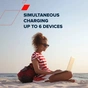 Батарея універсальна Canyon 60000mAh OnPower 610 PD/100W metal White (CNS-CPB610W) - зменшене зображення 6